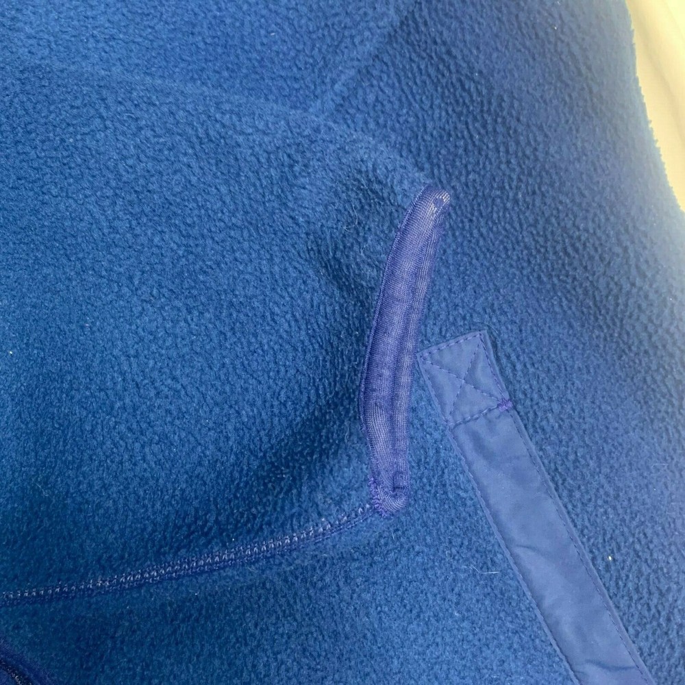 Vintage '91 Patagonia Mens Synchilla Fleece Jacket Cobalt Blue 25021 Size Large - Picture 4 of 12